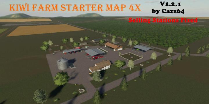 FS19 - Kiwi Farm Starter Map 4X V1.2.1