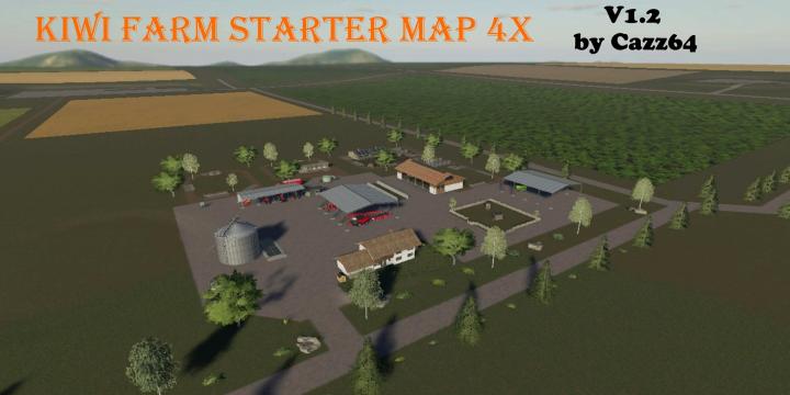 FS19 - Kiwi Farm Starter Map 4X V1.2