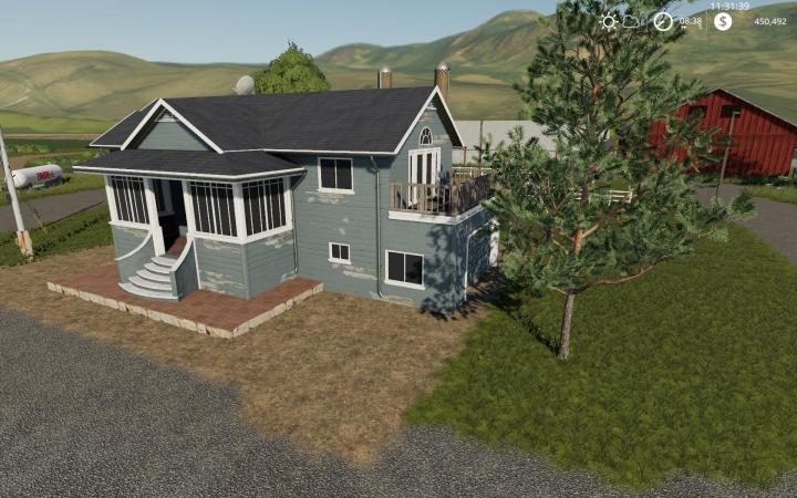 FS19 - Placeable House With Sleep Trigger V1.0