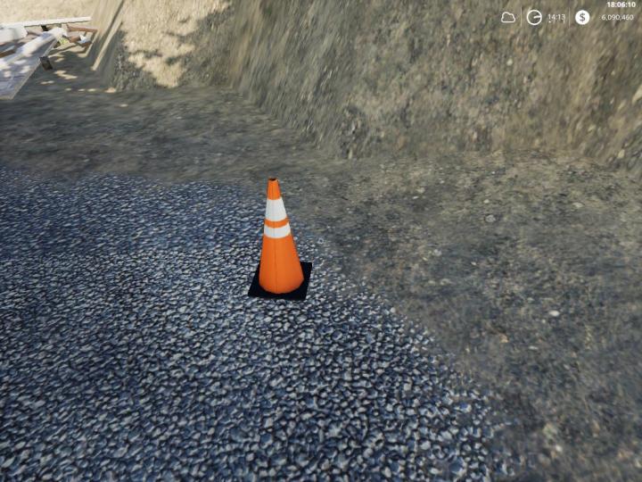 FS19 - Placeable Traffic Cones V1.0
