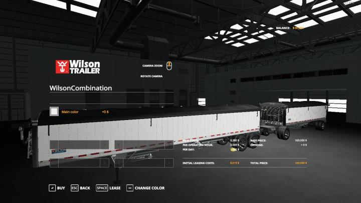 FS19 - Wilson Trailer And Pup Combination V1.0