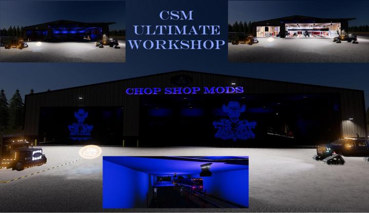 FS19 - Chop Shop Mods Csm Ultimate Workshop V1.0.10