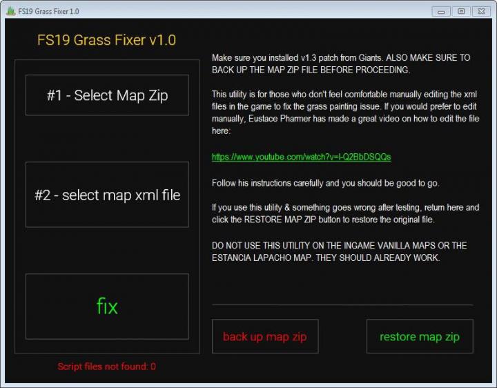 FS19 - Free Grass Fix Tool V1.0