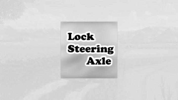 FS19 - Lock Steering Axle V1.0.1.0