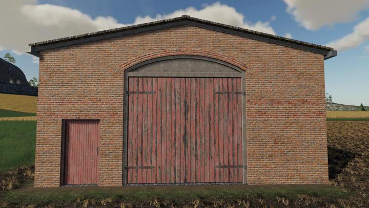 FS19 - Multi Purpose Barns With Red Doors V1.0