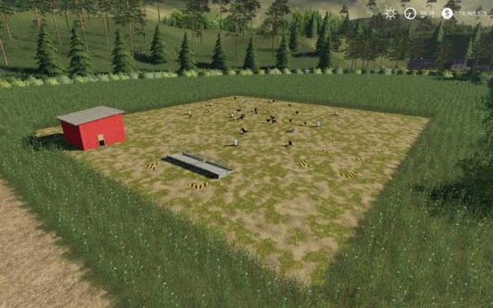 FS19 - Placeable Free Range Chickens V1.0