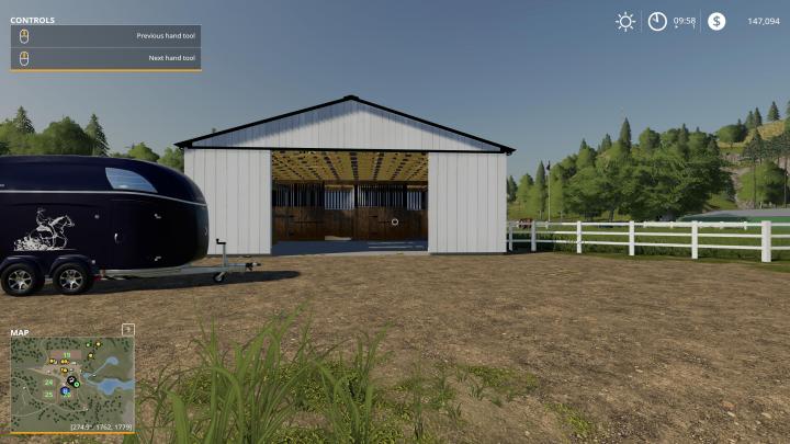 FS19 - Small American Stable V2.1