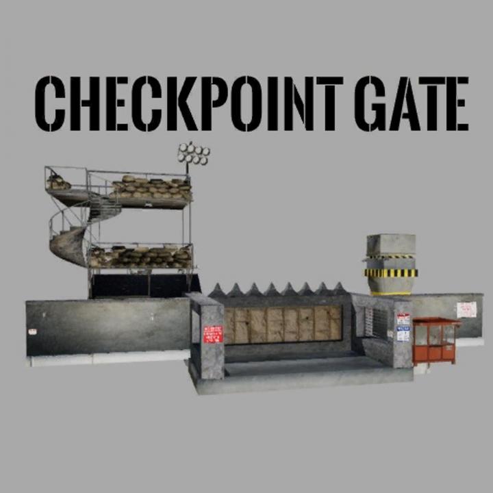 FS19 - Check Point Gate V1.0