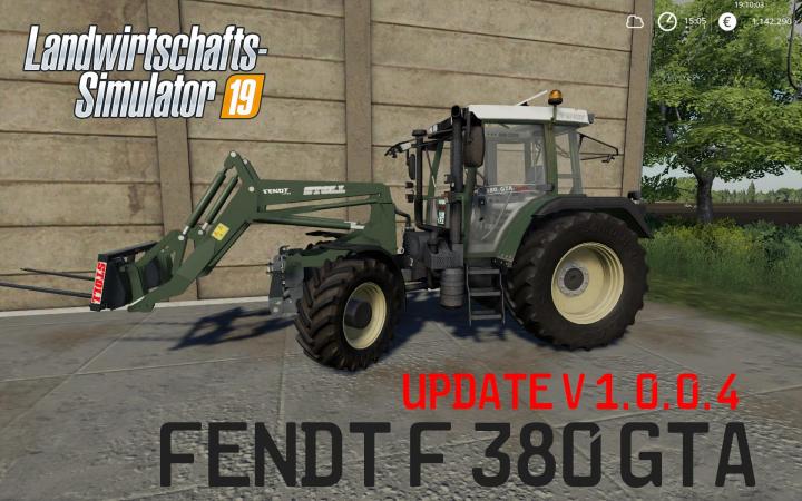 FS19 - Fendt F 380Gta V1.0.0.4