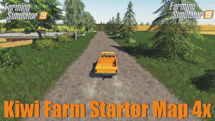 FS19 - Kiwi Farm Starter Map 4X Multi Fruit V3.0