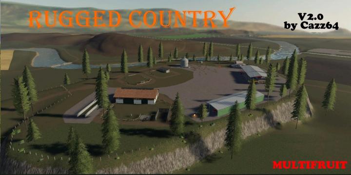 FS19 - Rugged Country 4X Map V2.0