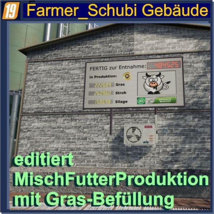 FS19 - Mixed Feed Production With Grass V1.3.2