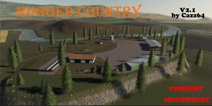 FS19 - Rugged Country 4X Map V2.1