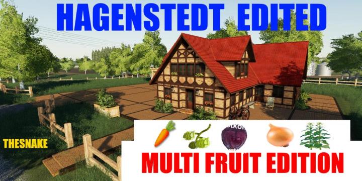 FS19 - Hagenstedt Edited Multifruit Map V1.0