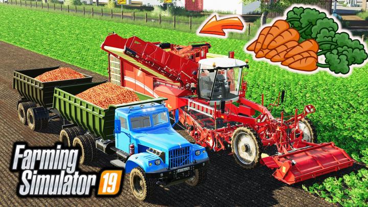 FS19 - How To Grow And Harvest Carrots V1.0