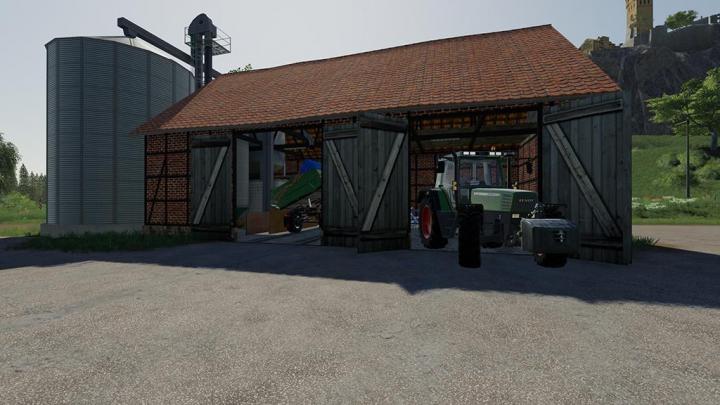 FS19 - Placeable Barn With Silos V1.0