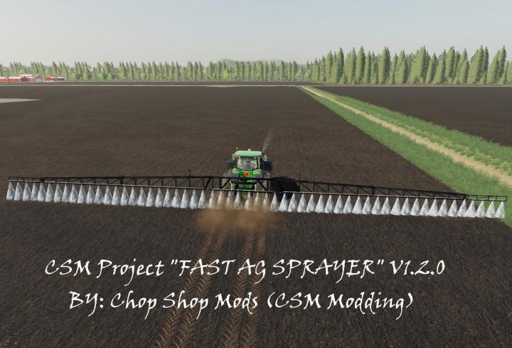 FS19 - Csm Project Fast Ag Sprayer V1.2