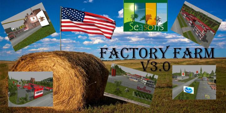 FS17 - Factory Farm Map V3.0