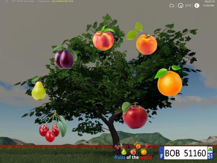 FS19 - Fruits Trees By Bob51160 V1.0