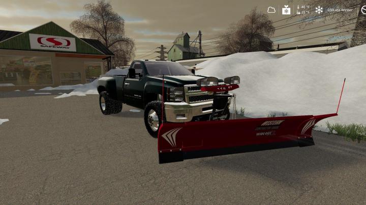 FS19 - 2010 Chevy 3500 Long Bed Drw With Plow Mount V1.0