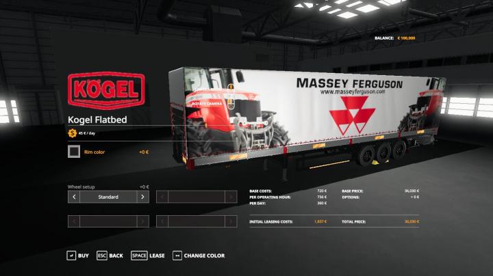 FS19 - Massey Ferguson Autoloader Trailer V1.0