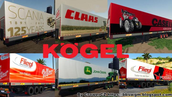 FS19 - Mega Kogel Trailers Package V1.0