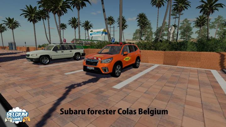 FS19 - Subaru Forester Colas Belgium Skin V1.0