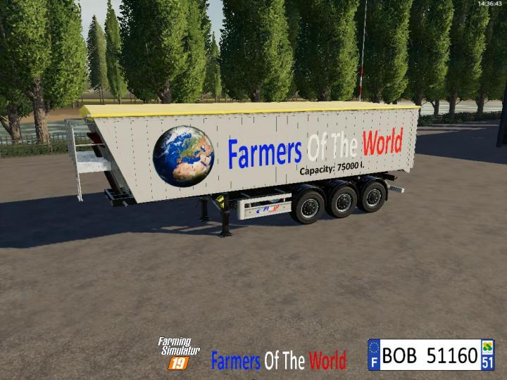 FS19 - Trailer Farmers Of The World V1.0
