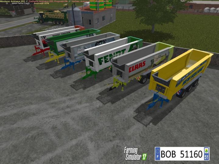 FS17 - 6 Trailers Package V1.0