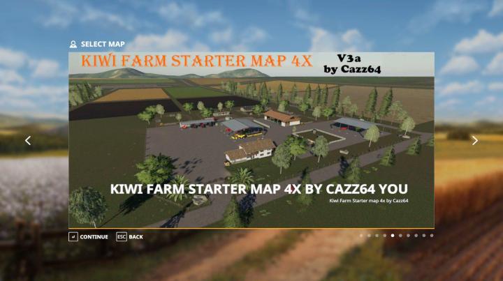FS19 - Kiwi Farm Starter Map 4X Update V3A