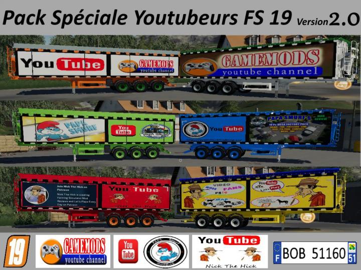 FS19 - Speciale Youtubeurs Package V2.0