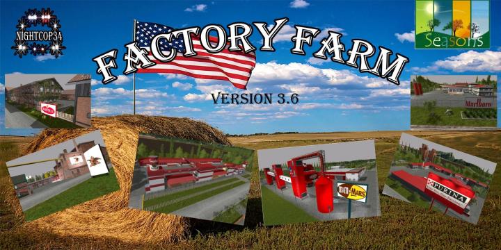 FS17 - Factory Farm Map V3.6
