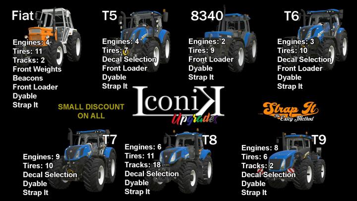 FS19 - Iconik New Holland Tractors V1.0