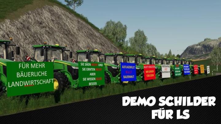 FS19 - Demo Signs With Sayings V1.0
