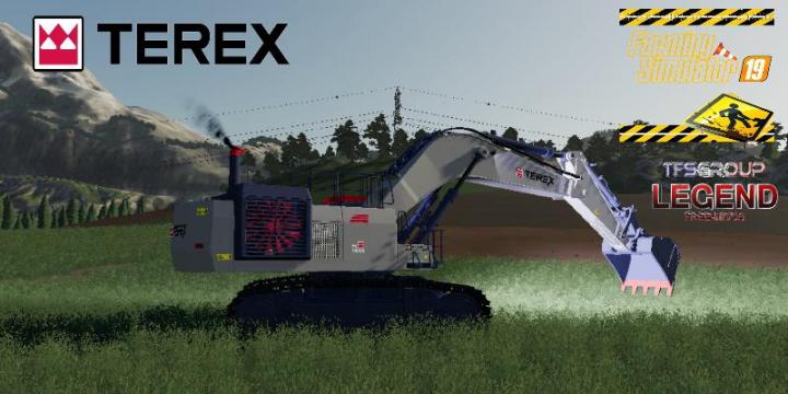 FS19 - Excavator Terex Rh90F Dirth V2.0