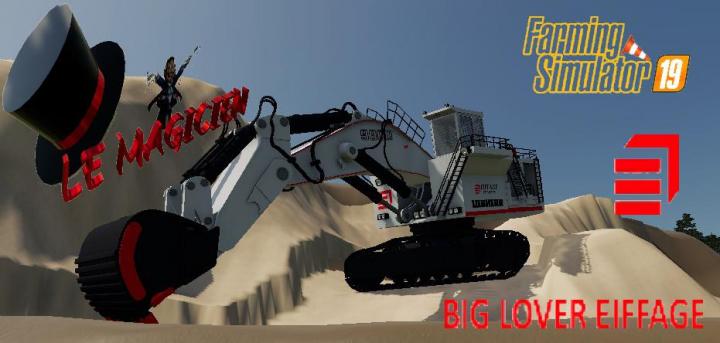 FS19 - Excavatrice 9800 Big Lover V1.2