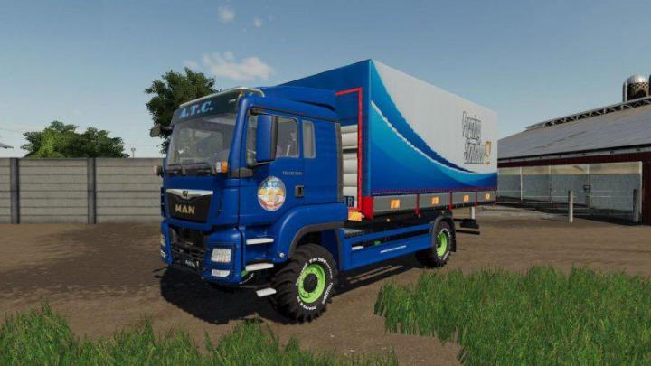 FS19 - Man Tgs Trucks With Flatbed And Tarpaulin V1.1.1
