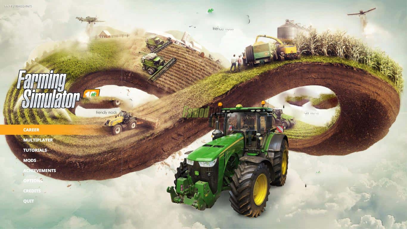 FS19 - Modern Farming Menu Background V1
