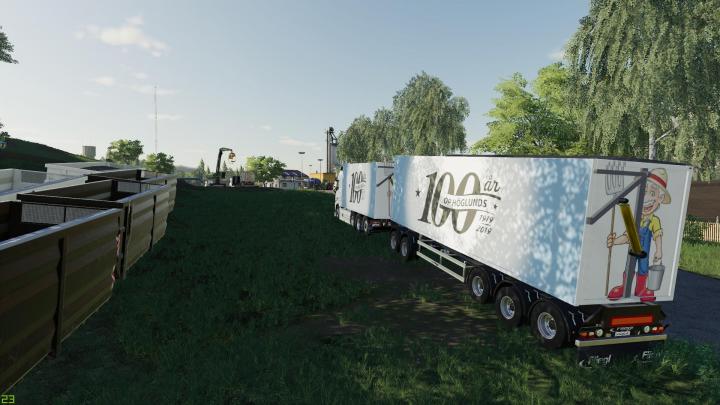 FS19 - Volvo Fh16 Woodchip And Trailer V1.1