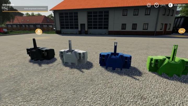 FS19 - Xxl Weights Package V1.1.5.4