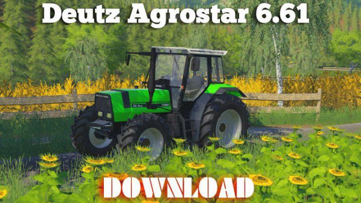 FS19 - Deutz Agrostar 6.61 Tractor V1.0