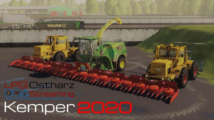 FS19 - K700 / Matching Jd Chipper / Kemper 2020 Pack V1