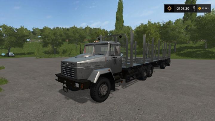 FS17 - Kraz-6233M6 Forest Truck