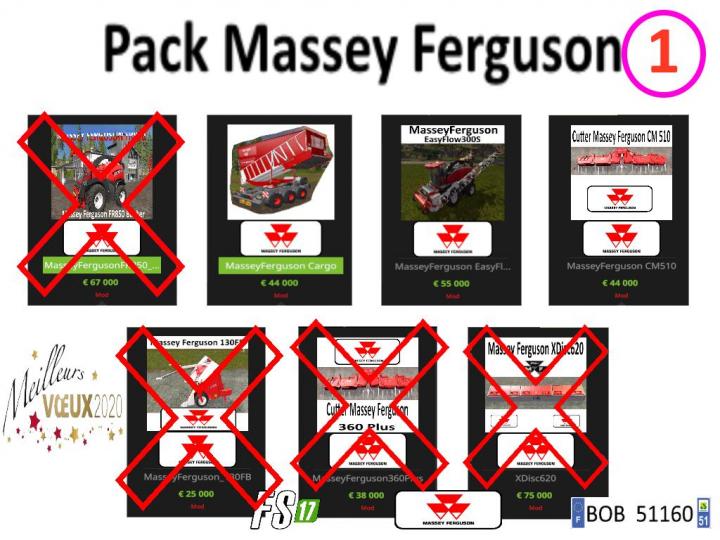 FS17 - Massey Ferguson Pack 1 V1.0