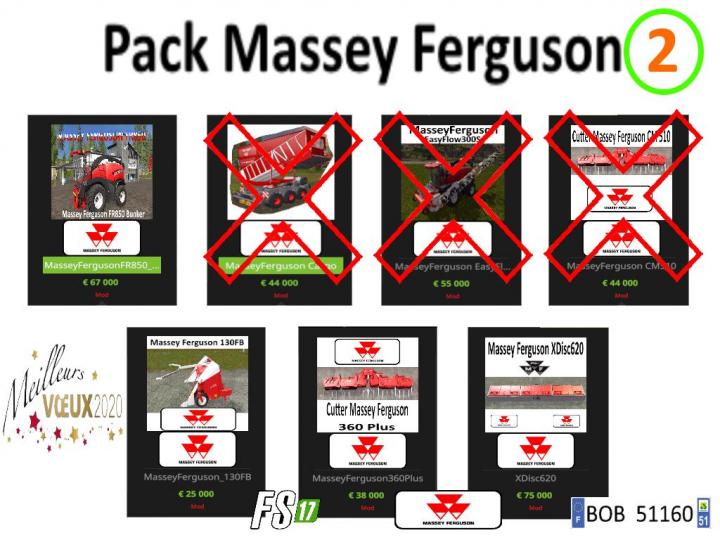 FS17 - Massey Ferguson Pack 2 V1.0