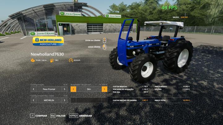 FS19 - New Holland 7630 Tractor V1.0