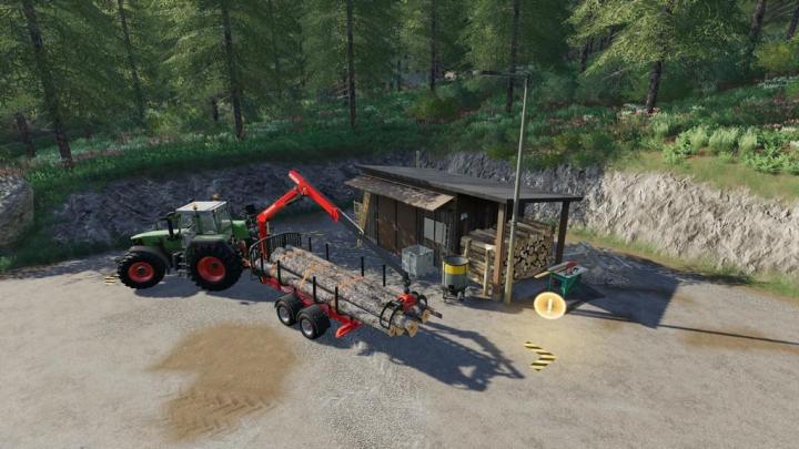 FS19 - Small Wood Selling Station V1.0