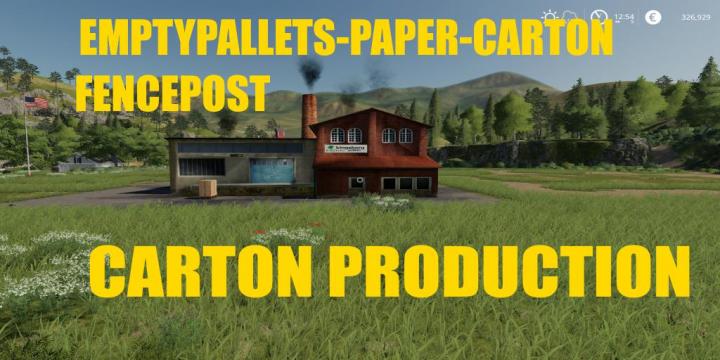 FS19 - Carton Production V1.0.7
