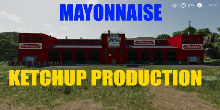 FS19 - Ketchup Mayonnaise Production V1.0.5