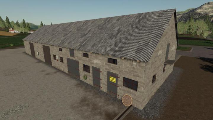 FS19 - Polish Brick Barn V1.0